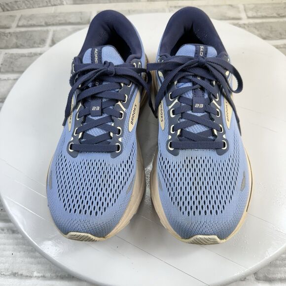 Brooks Adrenaline GTS 23 Women’s Size 9 Vista Blue Linen Running Walking Sneaker - Picture 8 of 11